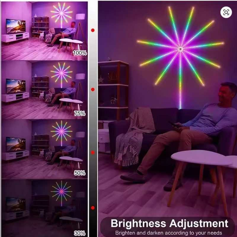 NEW DC5V USB RGBIC Firework Ne - огляд і ціна Home Decor Free App