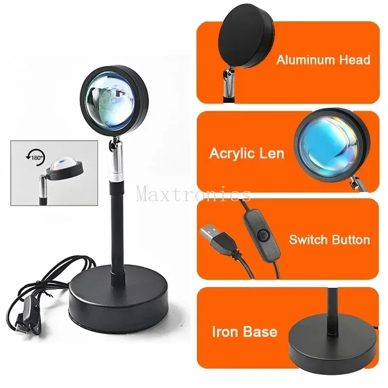 LED Sunset Lamp TUYA Bluetooth - огляд і ціна Home Decor Free App