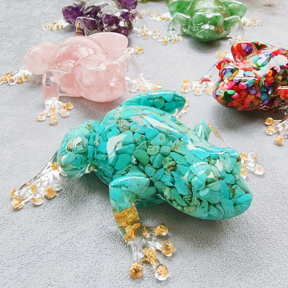 1pc Crystal glue making frog,  - огляд і ціна Home Decor Y2K