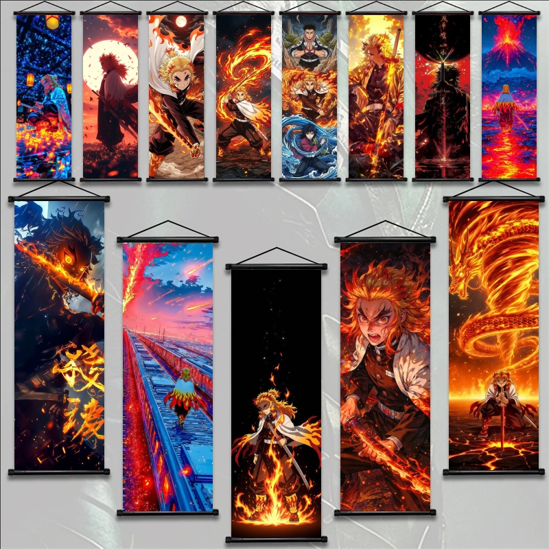 Demon Slayer Kyojuro Rengoku H - огляд і ціна Home Decor Theme