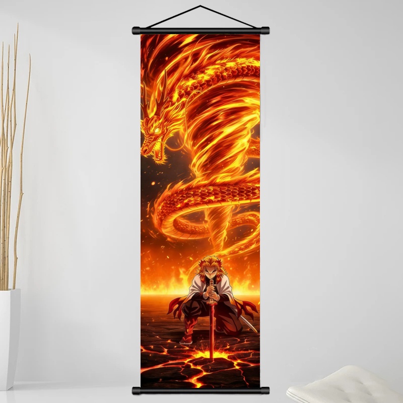 Demon Slayer Kyojuro Rengoku H - огляд і ціна Home Decor Theme